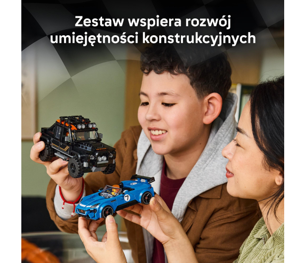 LEGO SPEED CHAMPIONS 77264 Jaguar Project 7 i Land Rover Defender - 1547435 - zdjęcie 7